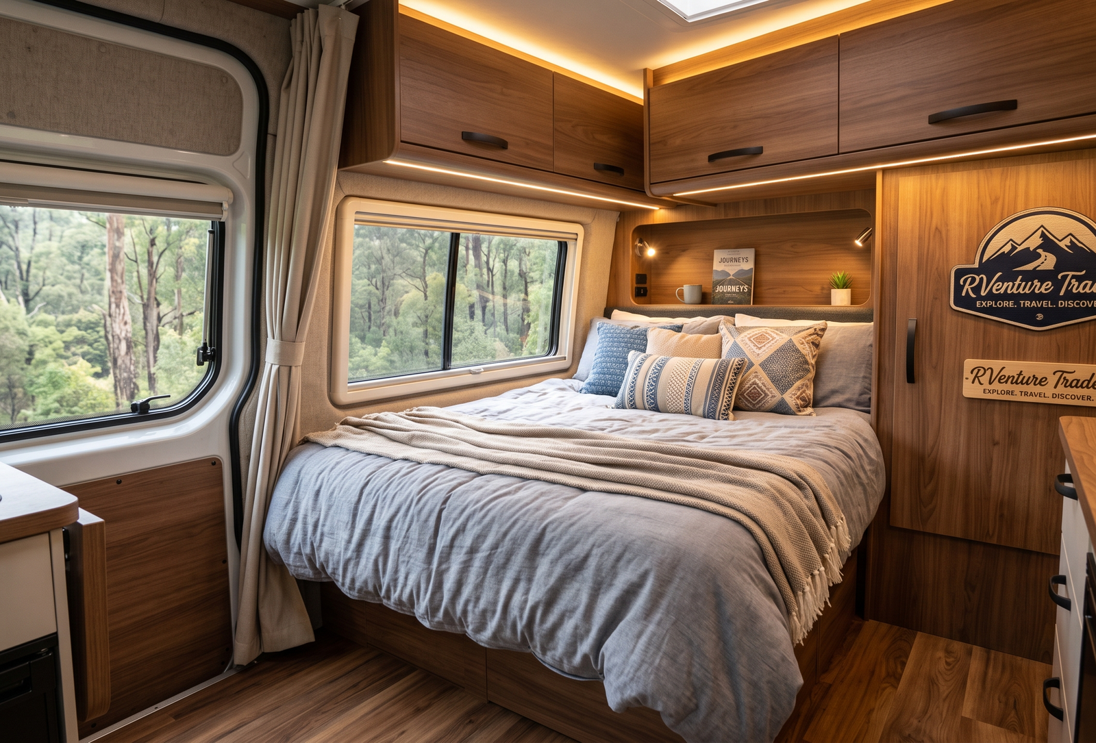Adventure van campervan bed photo