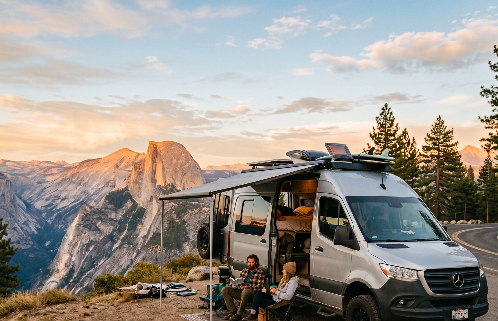 Adventure campervan van conversion photo