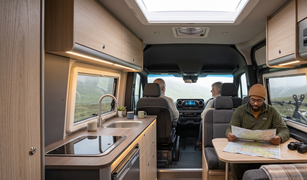 Camper van interior