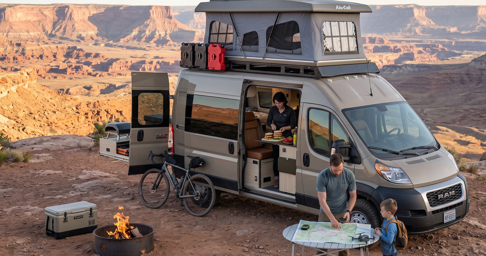 RAM ProMaster Poptop campervan