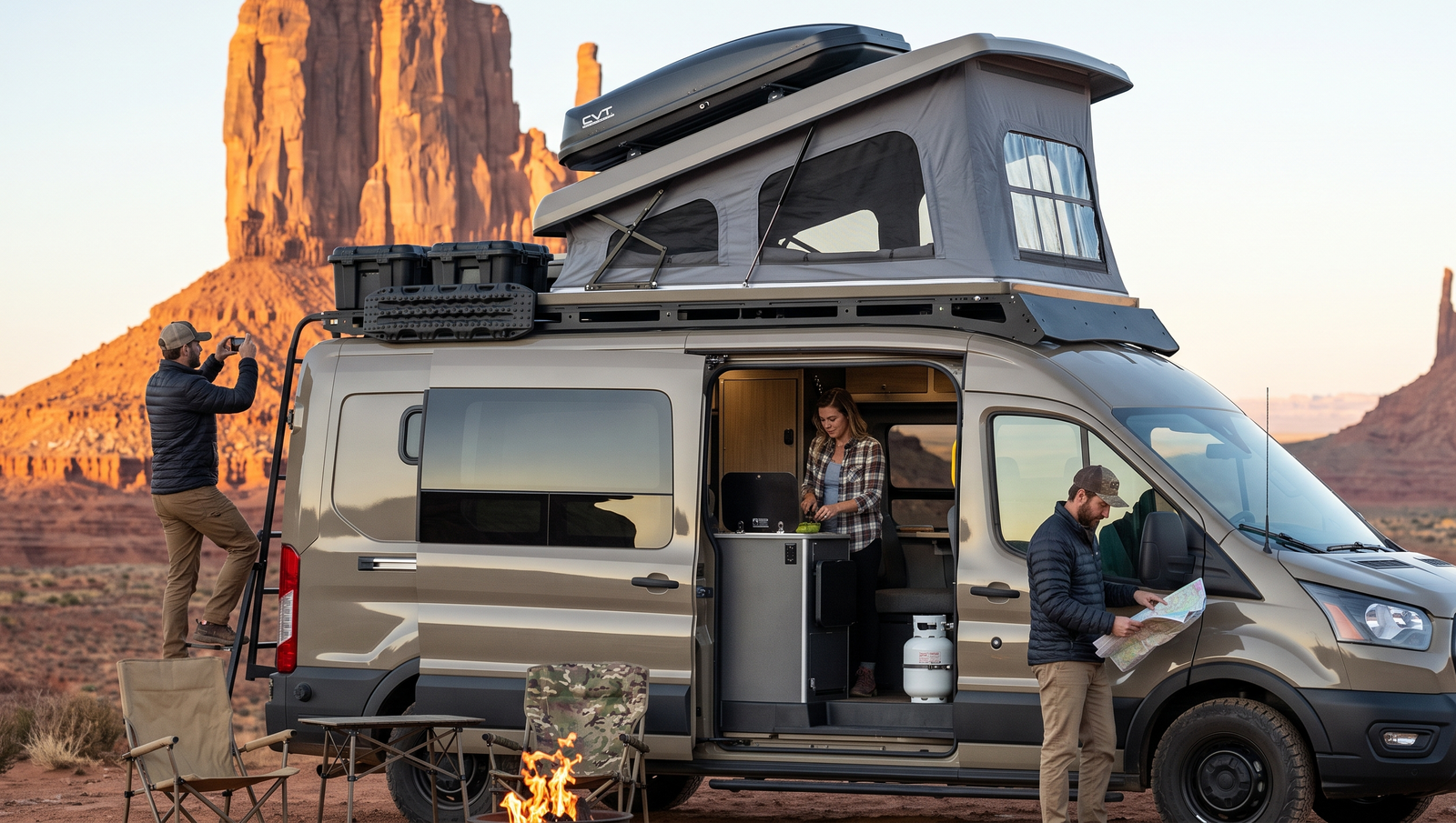Ford poptop campervan