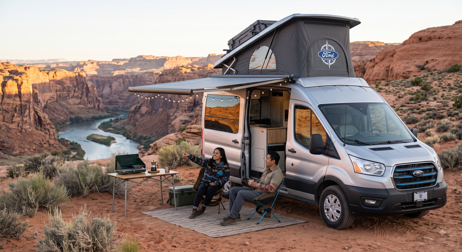 Ford Pop top camper van
