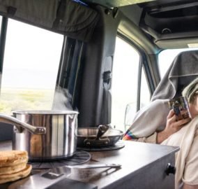 Carbon One adventure van campervan build