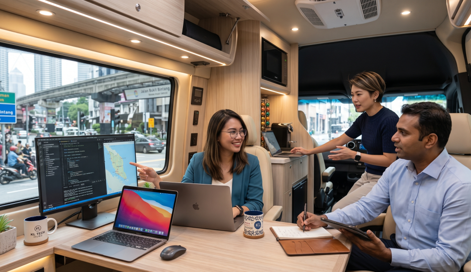 Mercedes Mobile office van