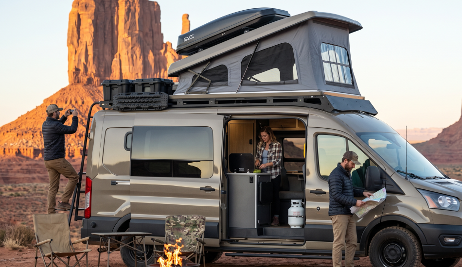 Ford poptop campervan