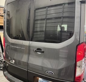 Custom campervan van conversion detail photo