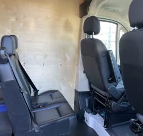 Adventure van campervan interior view