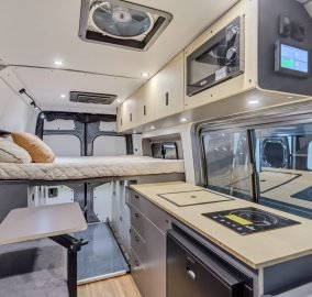 Custom campervan van conversion exterior