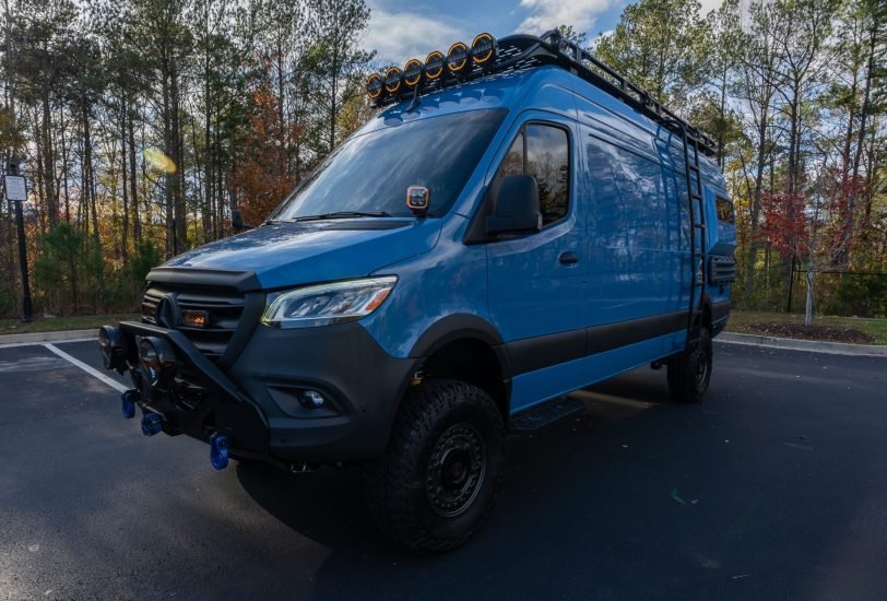Custom adventure van exterior view