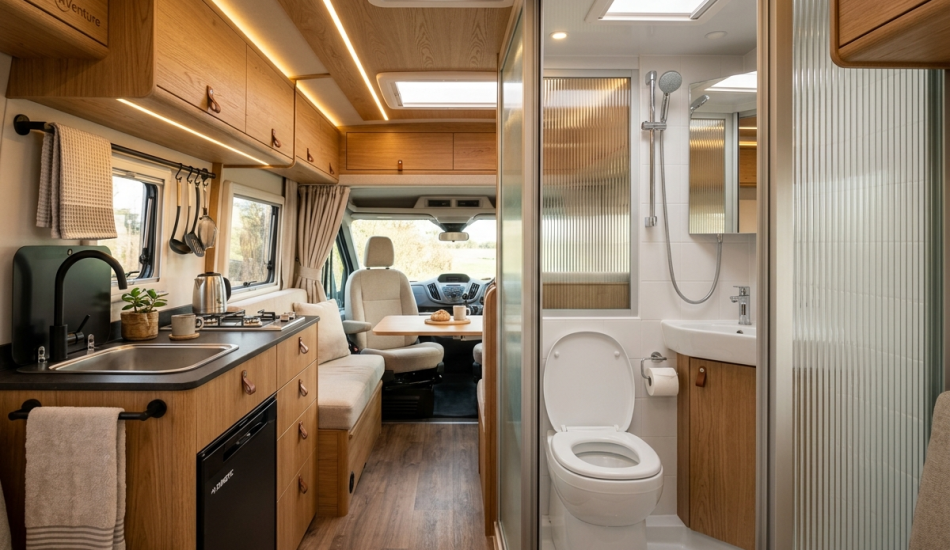 Camper Van inbuild shower