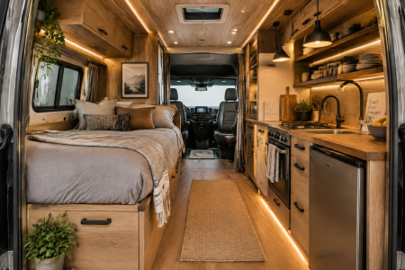 Camper van indoor