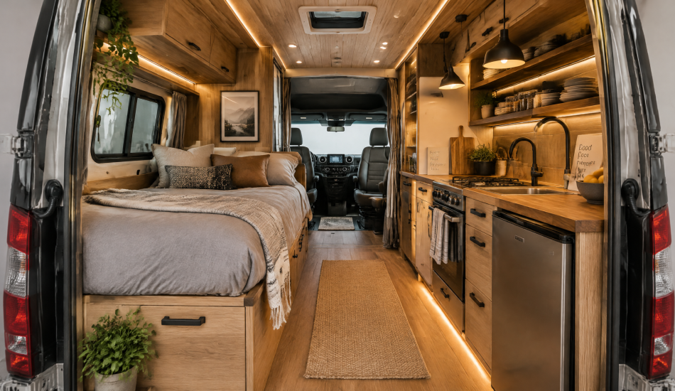 Camper van indoor