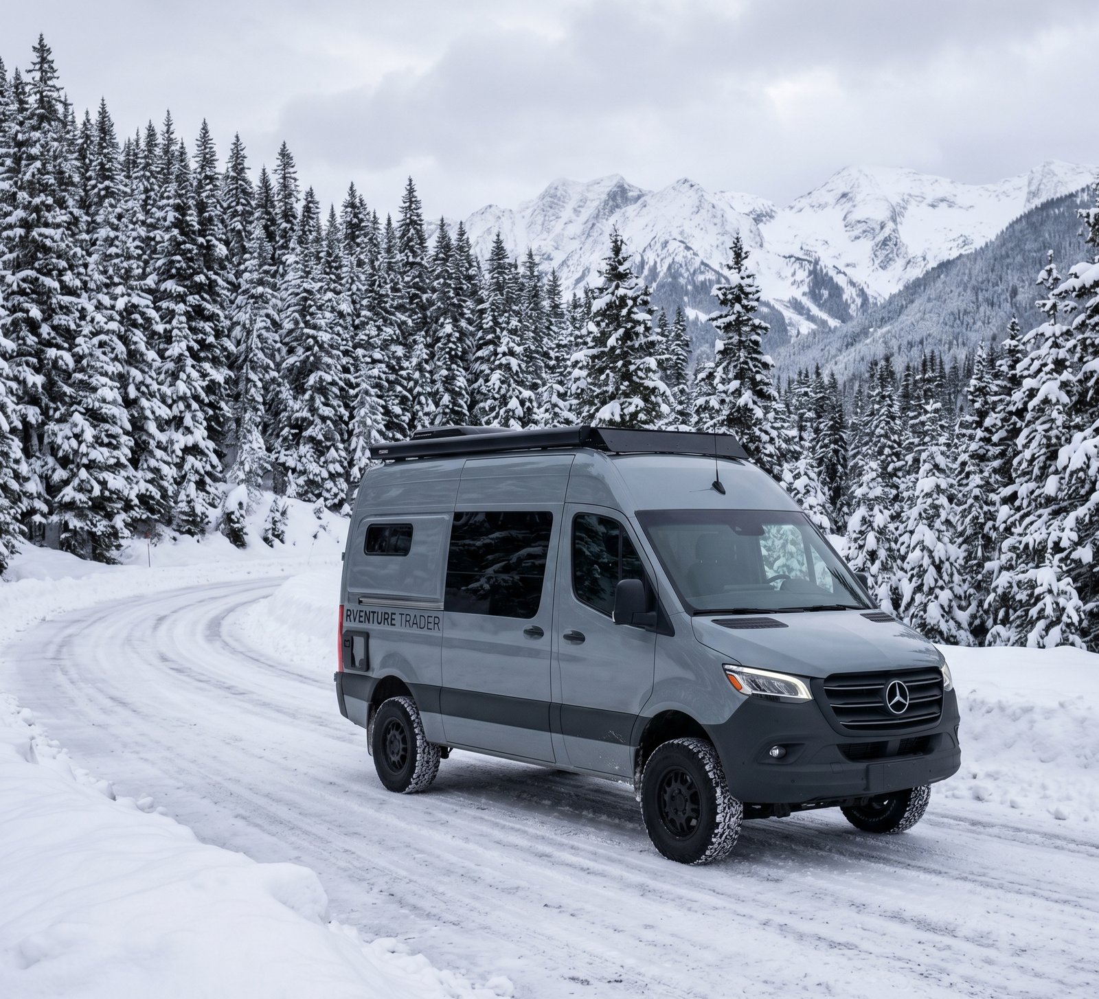 Sprinter-based Class B motorhome for sale parked outdoors